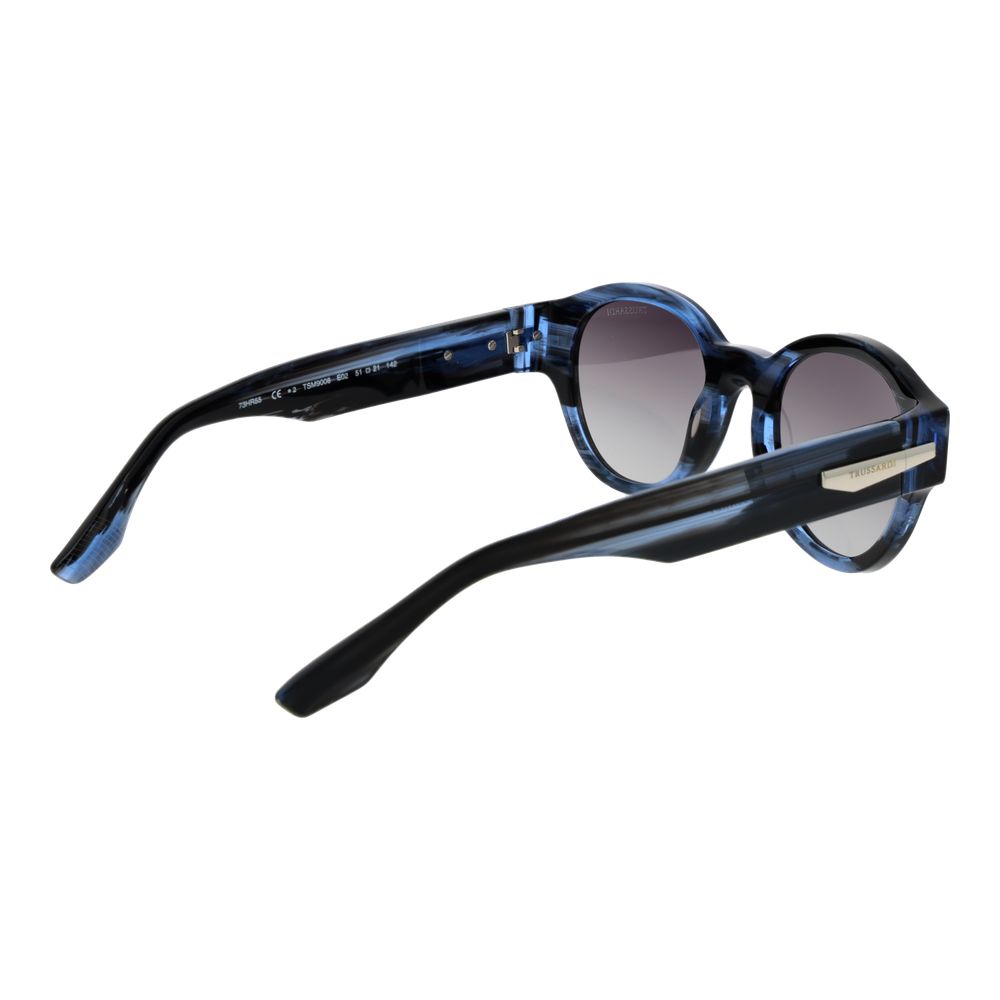 Lunettes de soleil Trussardi en acétate noir