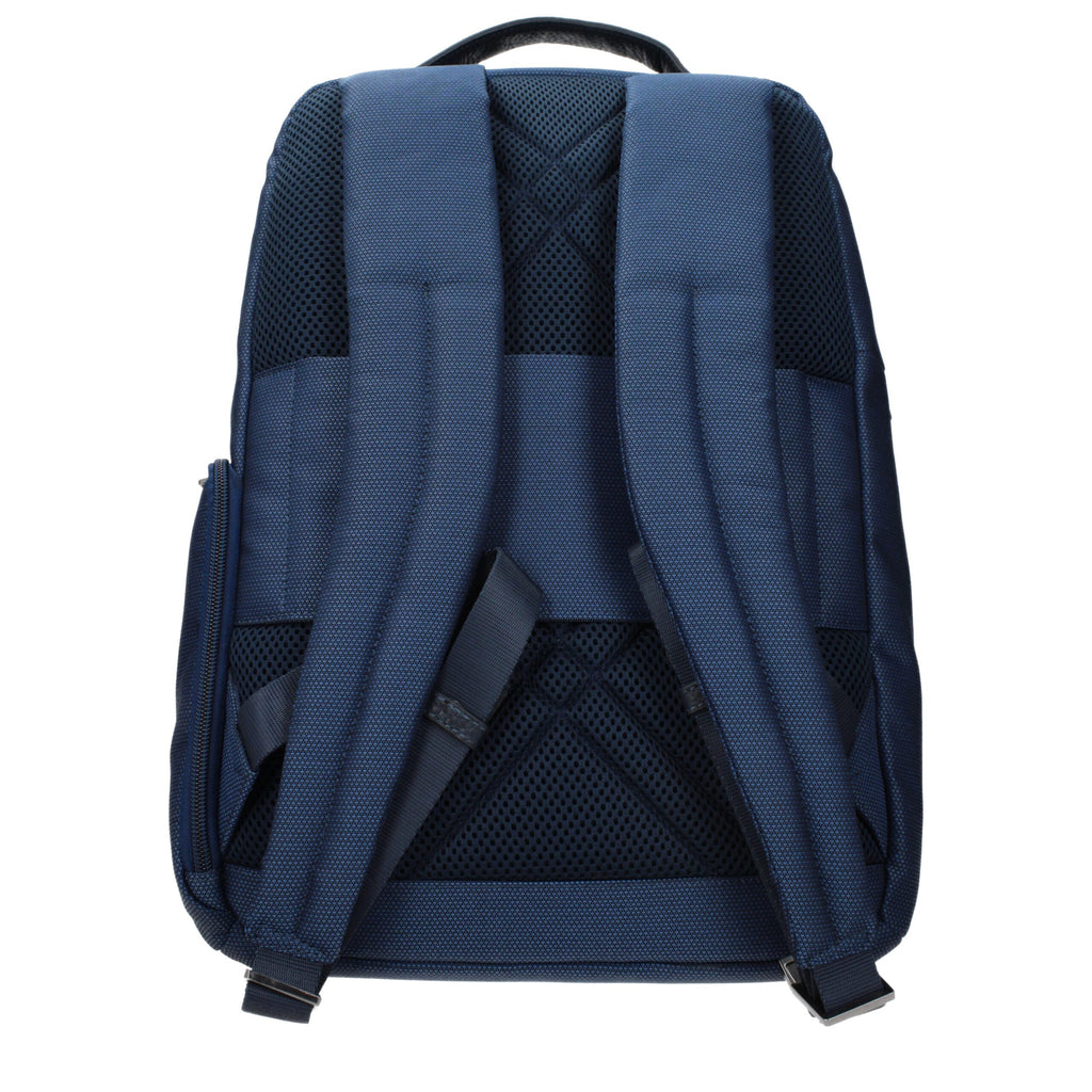 Piquadro Blue Fabric Backpack