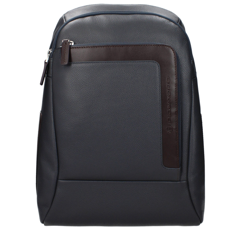 Piquadro Gray Leather Backpack