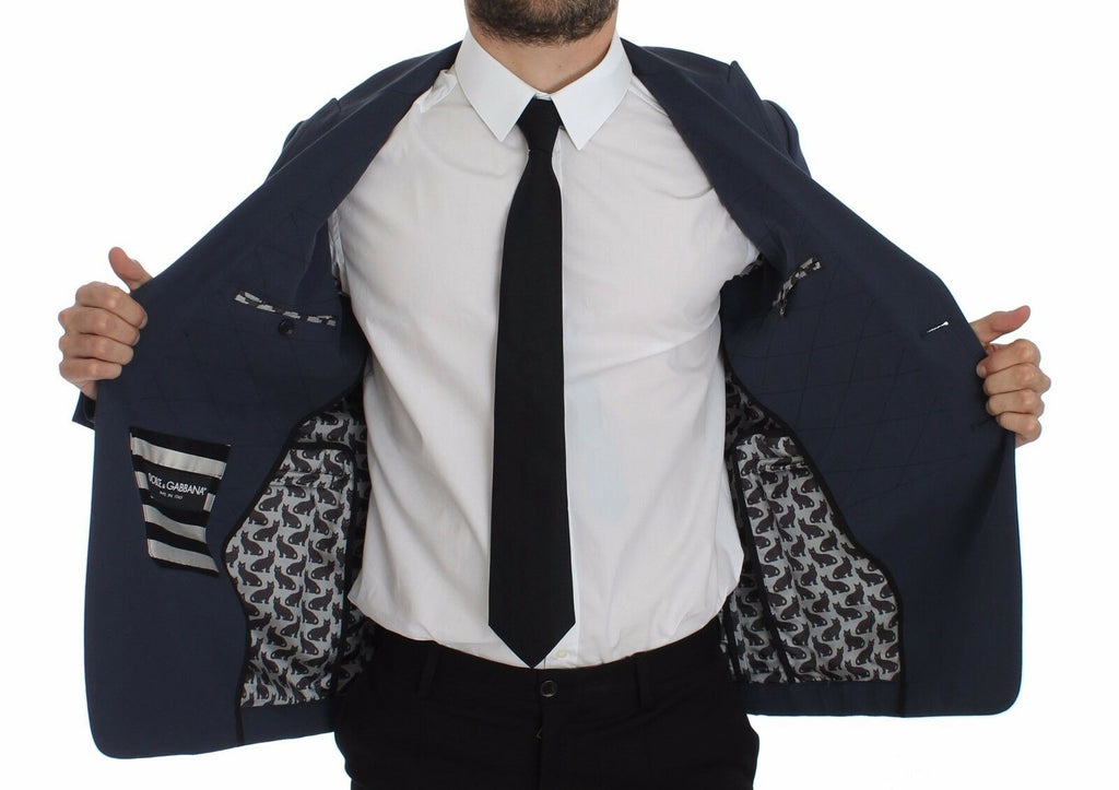 Dolce & Gabbana Blue Blazer for Men side view