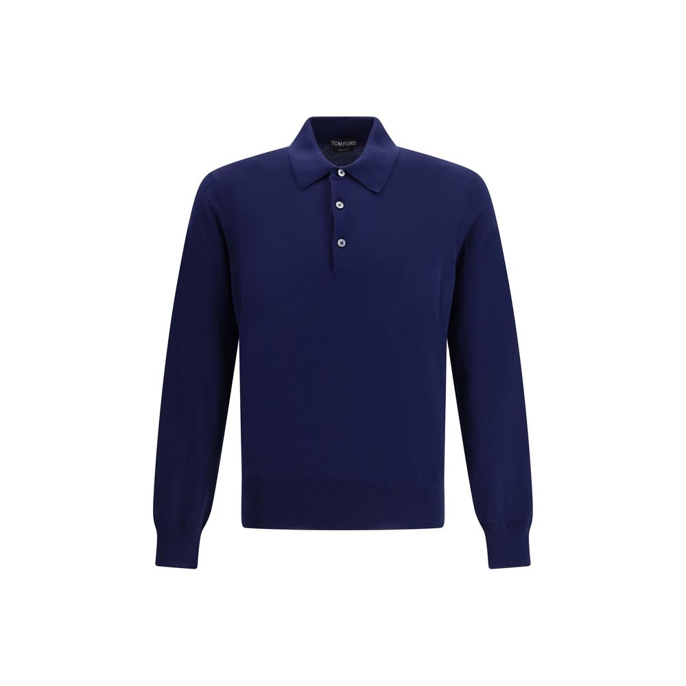 Tom Ford Blue Polo Shirt for Men