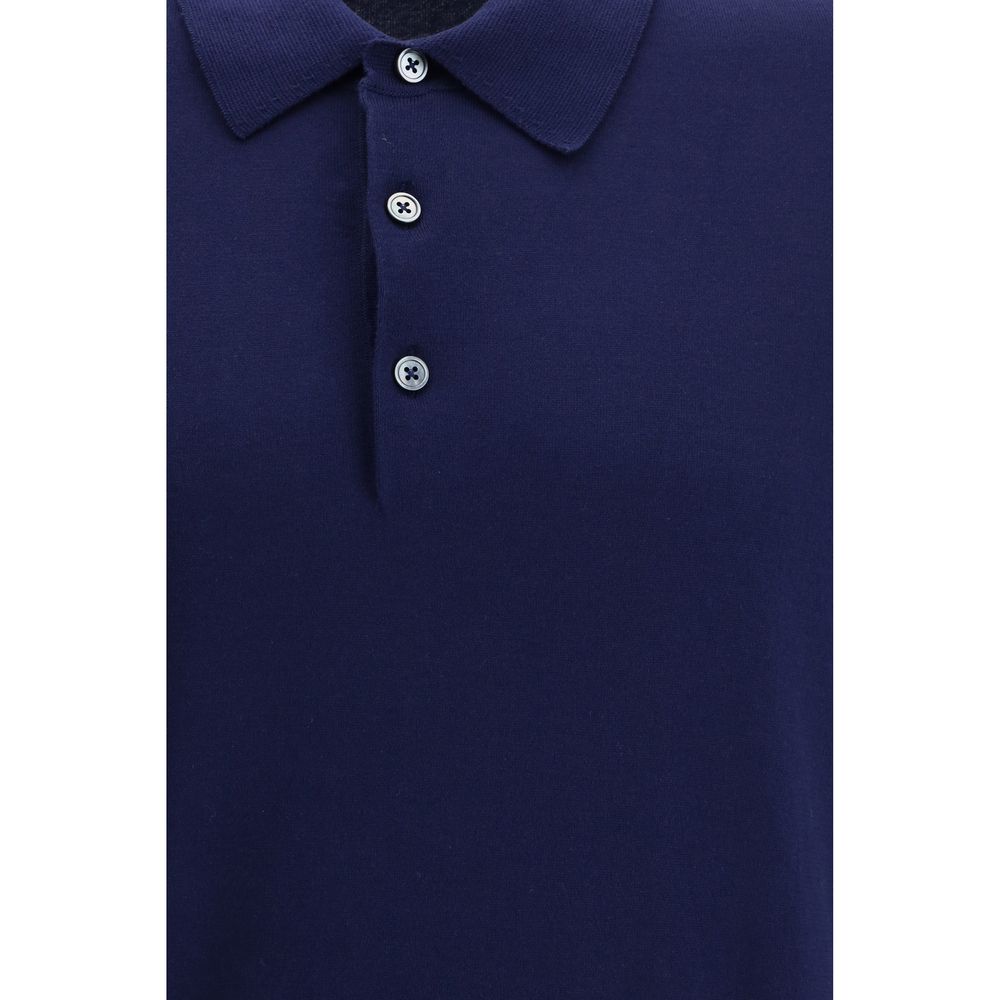 Tom Ford Blue Polo Shirt for Men detail view