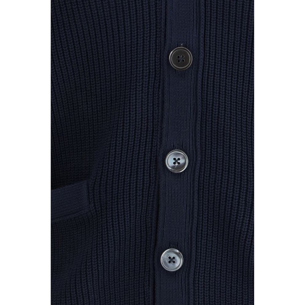 Thom Browne Blue Cardigan for Men detail view